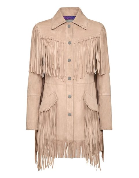 Suede Jacket Gothic Plein 7676709699644
