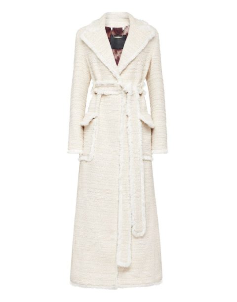 Bouclé Coat Embroidery 7676709863484
