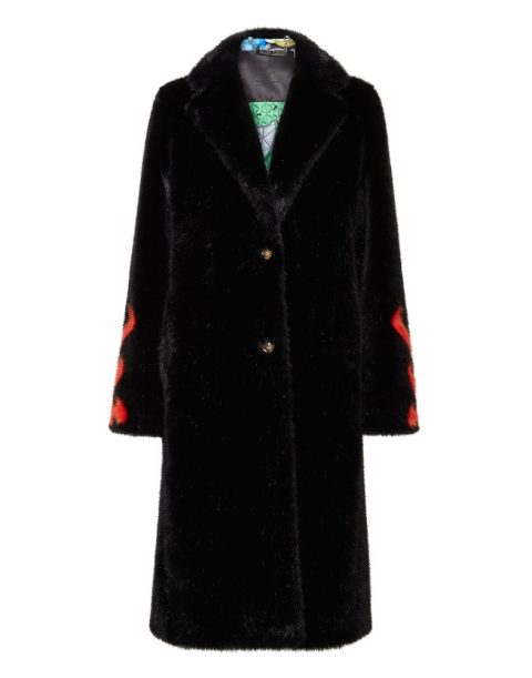 Eco fur Long Coat Monsters 7676712976444
