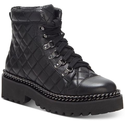 Maissa Leather Embellished Ankle Boots