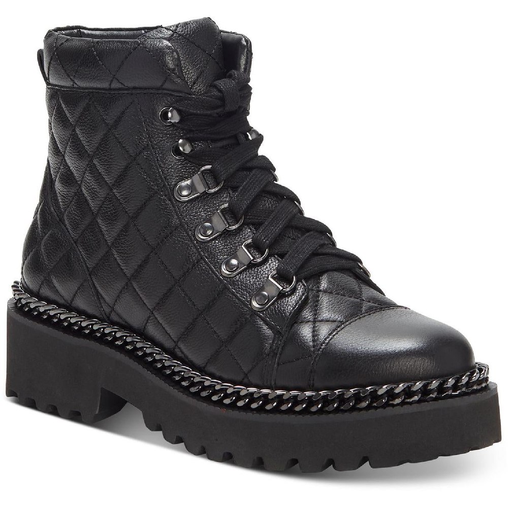 Maissa Leather Embellished Ankle Boots