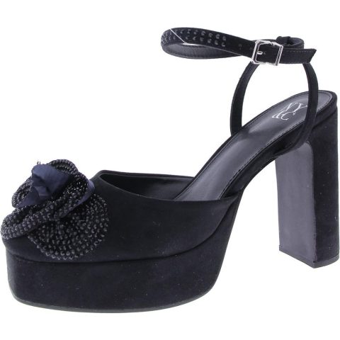 Raya Faux Suede Ankle Strap Slingback Sandals
