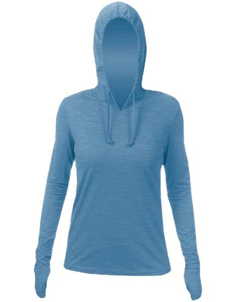 ANETIK Women’s Breeze Tech Hooded Long Sleeve T-Shirt