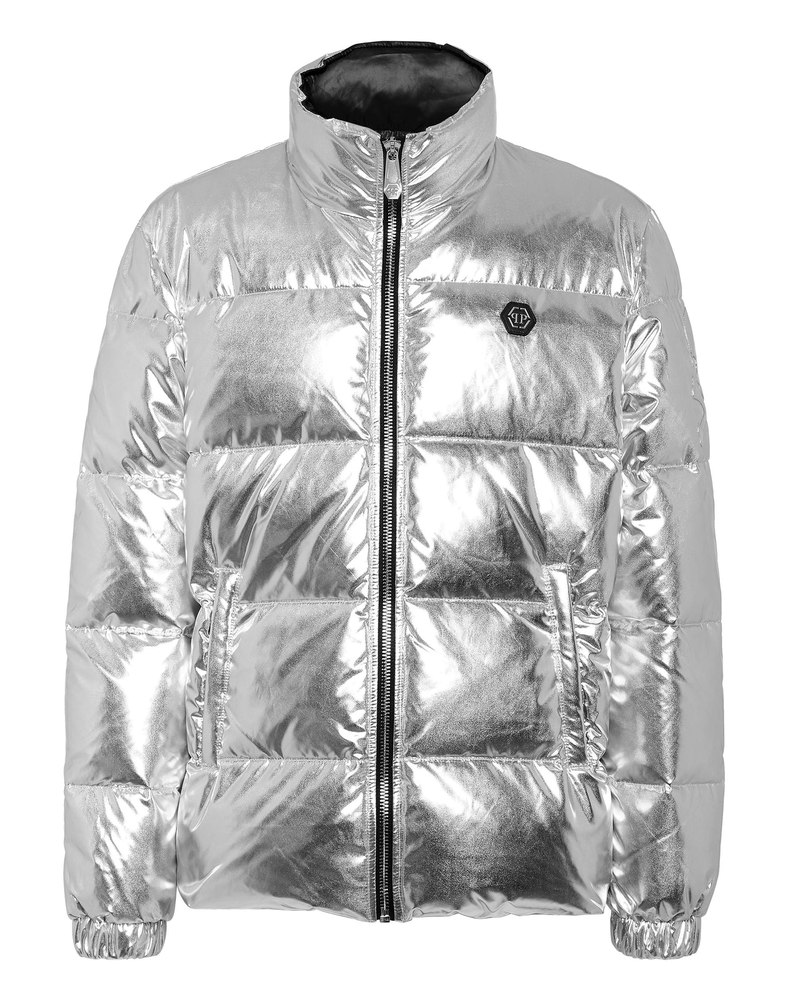 Nylon Puffer Jacket Gothic Plein 7676722774076