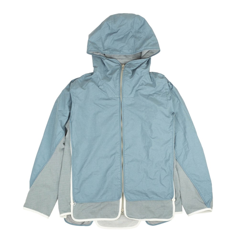 Byborre Hg6 Hybrid Hooded Jacket – Dusty Blue