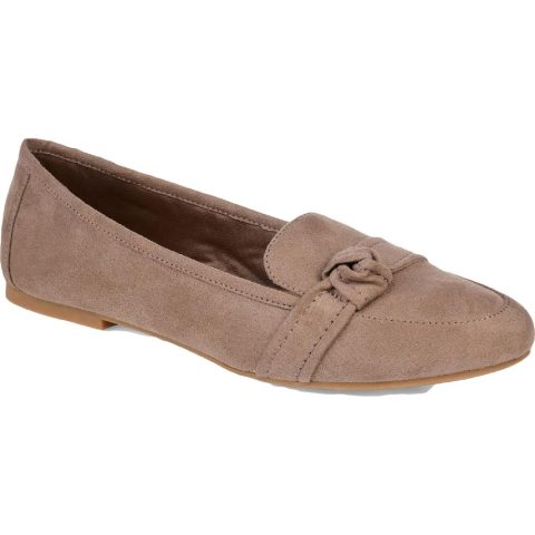 Marci Faux Leather Padded Insole Loafers