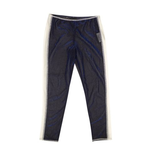 Anna Sui Side Stripe Sheer Leggings – Blue