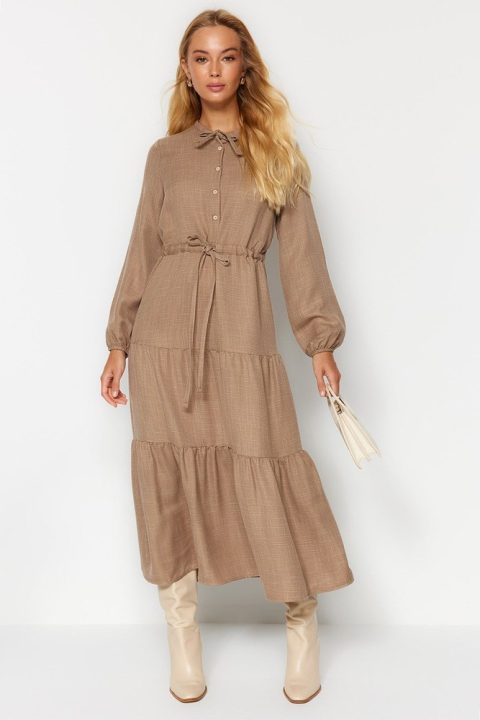 Trendyol Women’s Maxi Casual/casual Relaxed Hijab Dress