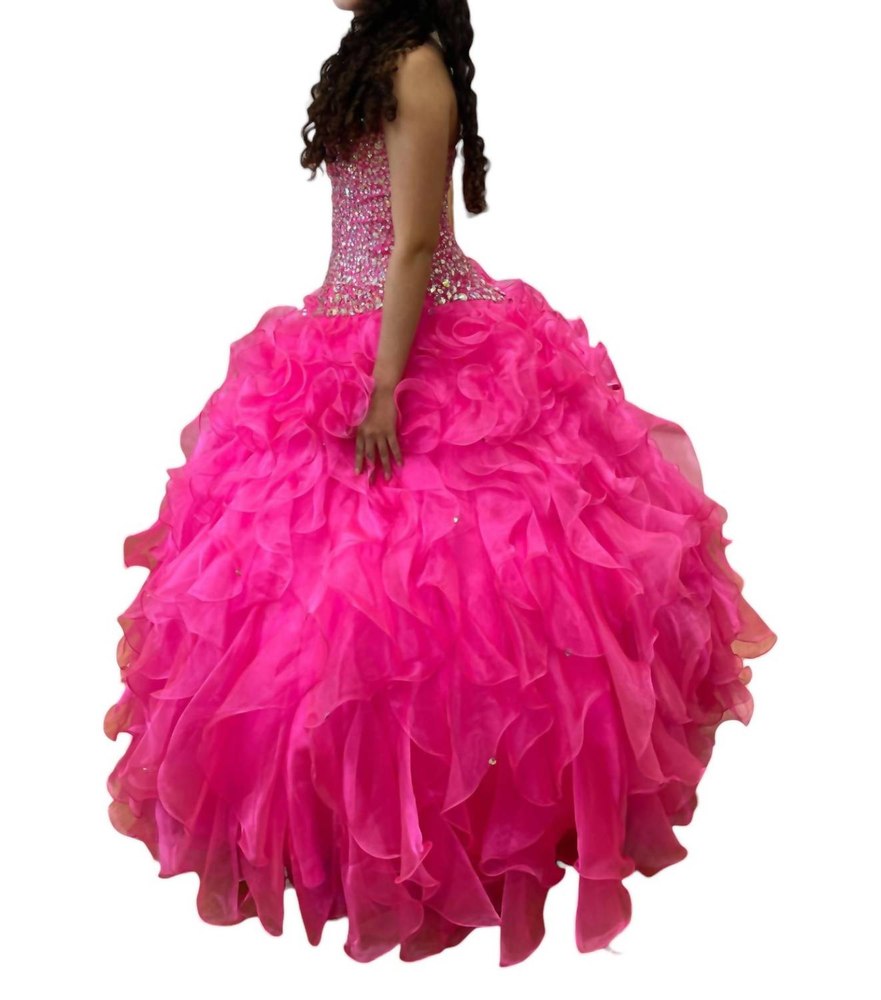 Off Shoulder Quinceañera Dress In Fuchsia 7766606217276