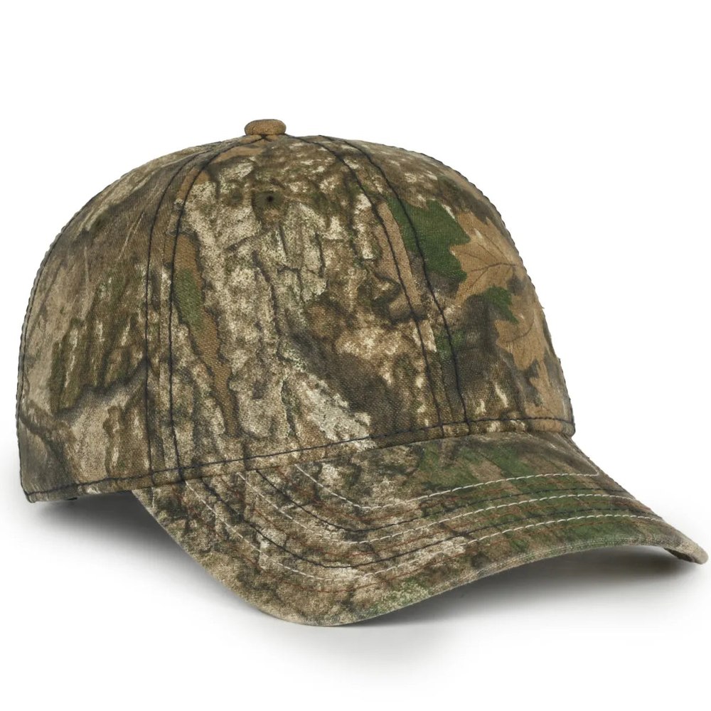 Outdoor Cap CWF-315 Flag Water Unstructured Solid Back Hat