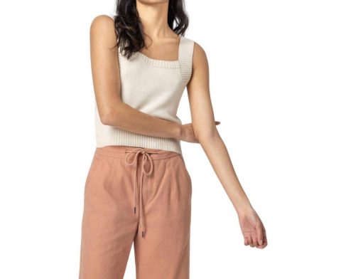 Sweater Tank Top In Ivory 7766612705340