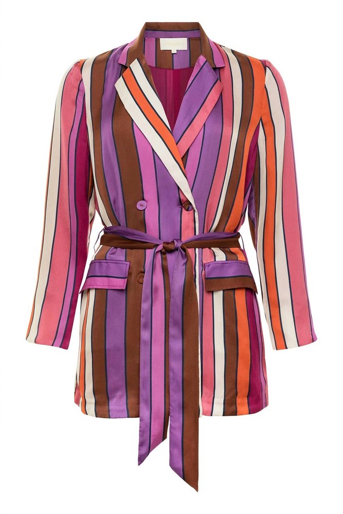 Women’s Terra Blazer In Stripes 7766610968636