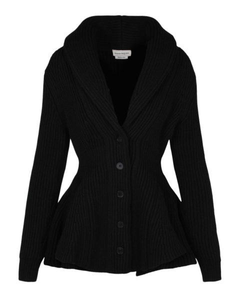 Peplum Wool Cardigan 7676732997692