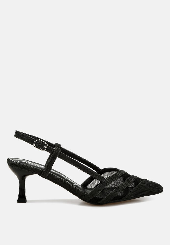 Daldra Kitten Heel Slingback Sandals 7766618996796