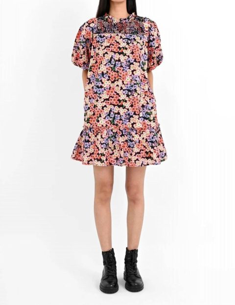 Nicole Dress In Monarch Black