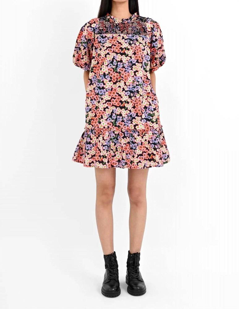 Nicole Dress In Monarch Black