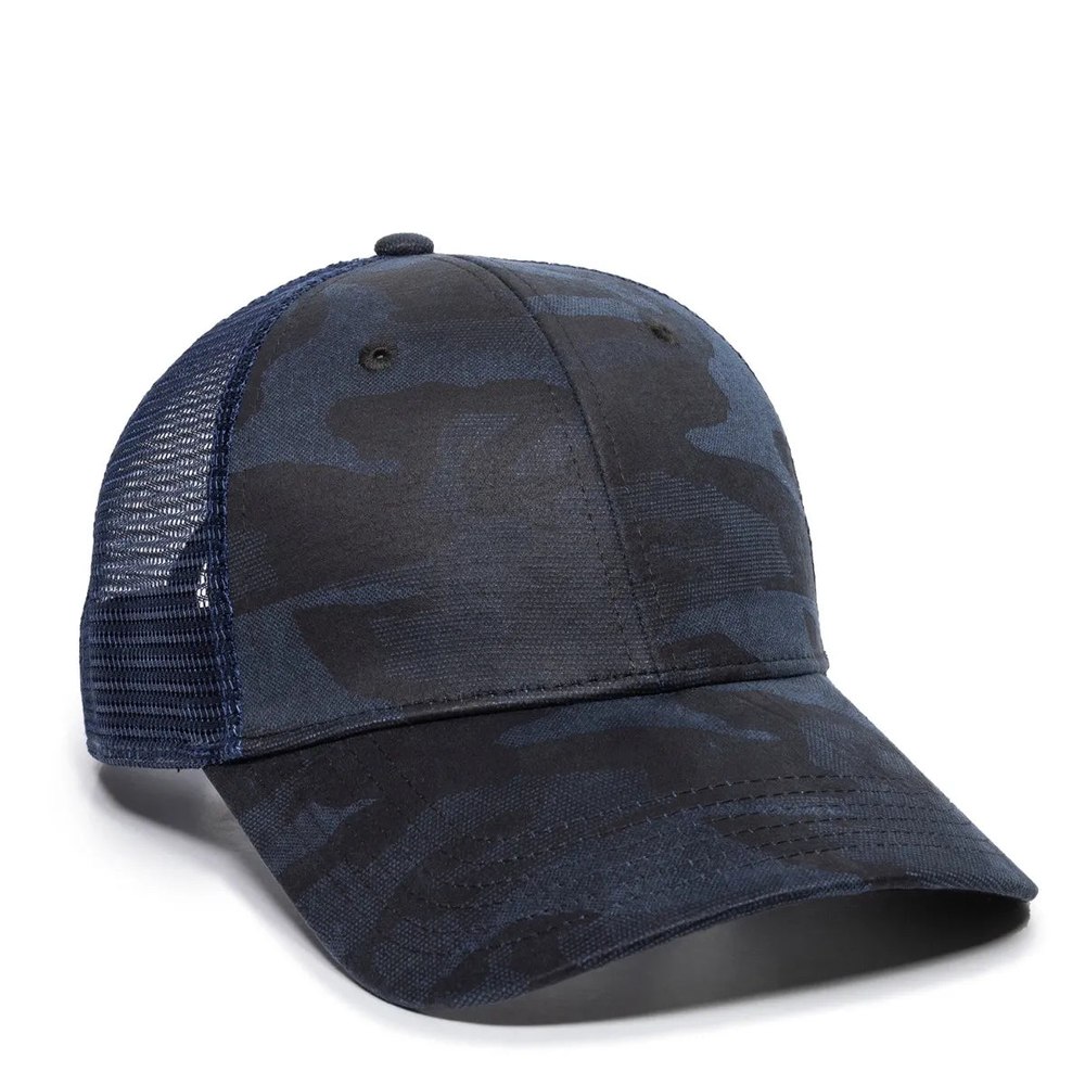Outdoor Cap OC802 Etched Camo Structured Trucker Hat