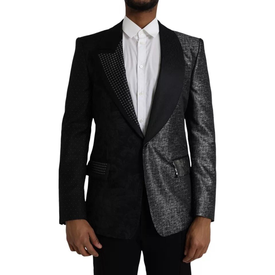 Dolce & Gabbana Silk Single Breasted Coat Men’s Blazer 7676762751036