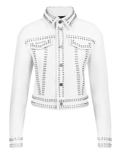 Leather Jacket Studs skull 7676763963452