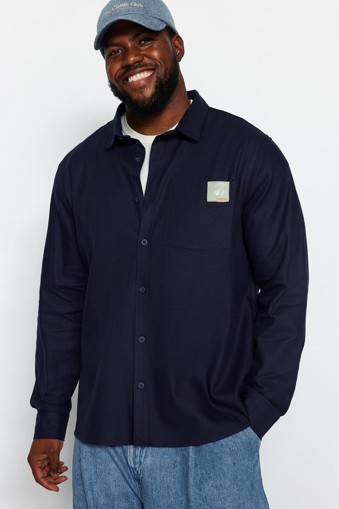 Trendyol Men’s Regular Plus Size Shirt