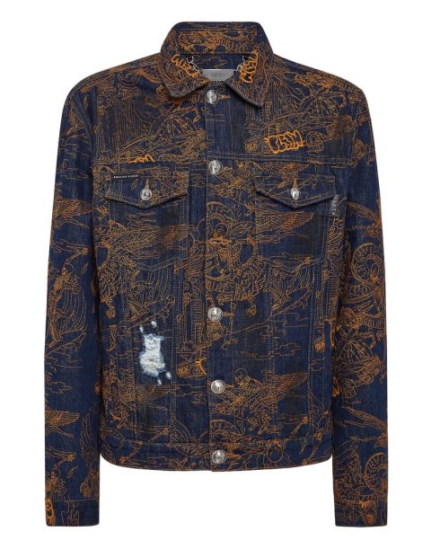 Denim Jacket Skeleton tattoo 7676767797308