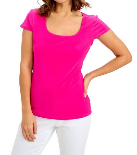 Short Sleeved Top In Candy 7676778872892