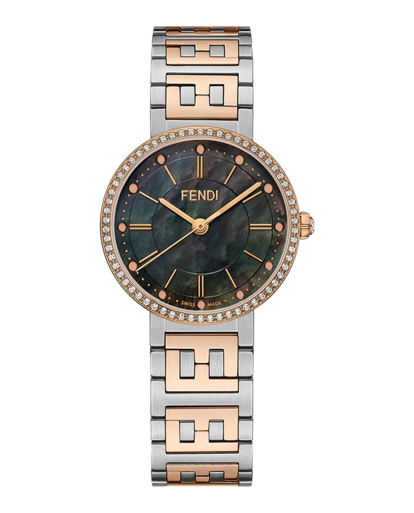 Forever Fendi Diamond Watch 7678393942076