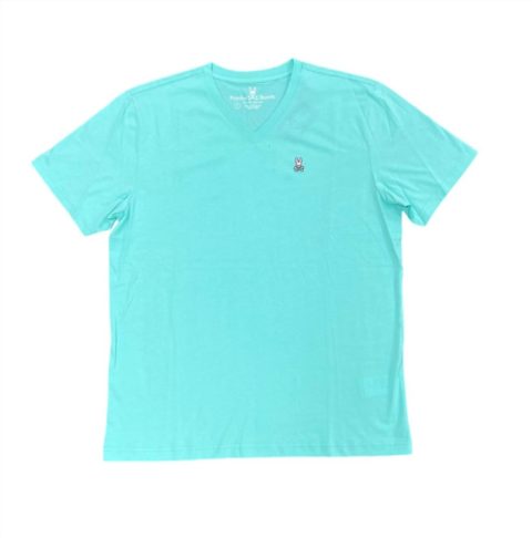 Men’s Classic V Neck Tee In Pool