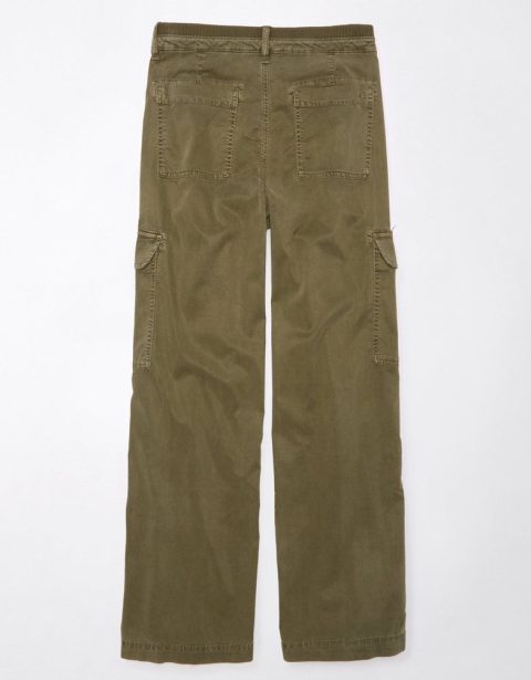 AE Stretch Curvy Super High-Waisted Baggy Wide-Leg Cargo Pant 7678396858428