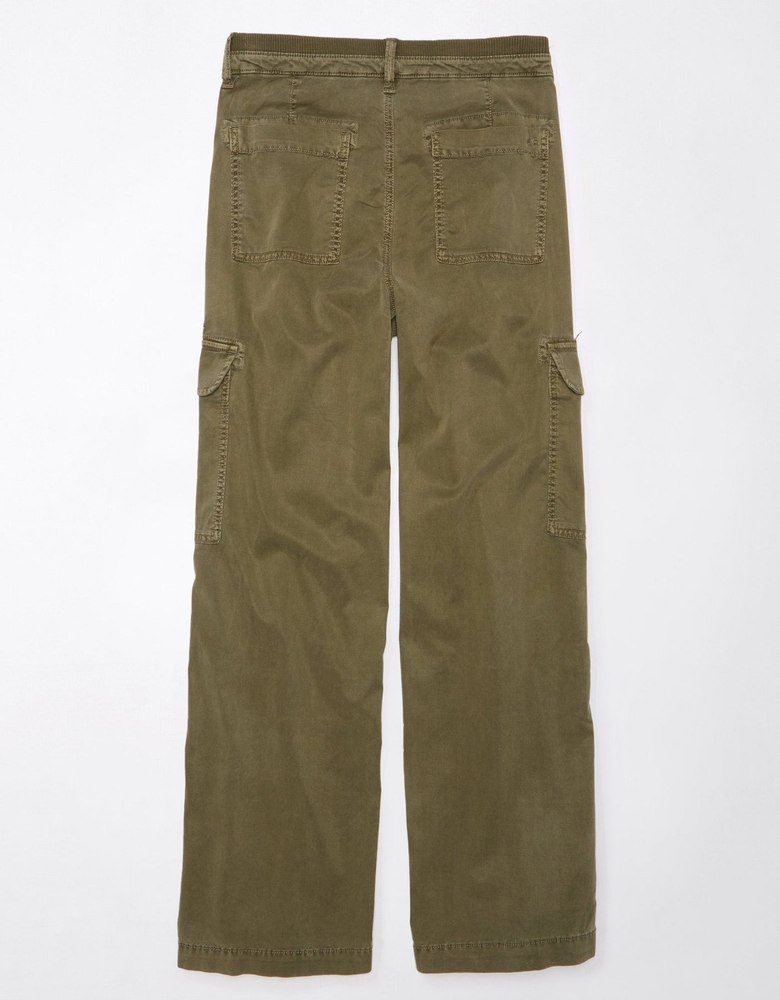 AE Stretch Curvy Super High-Waisted Baggy Wide-Leg Cargo Pant 7678396858428