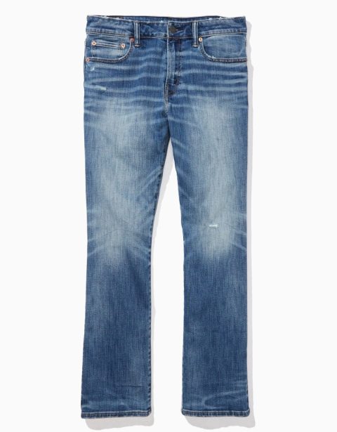 AE AirFlex+ Distressed Original Bootcut Jean 7678395121724