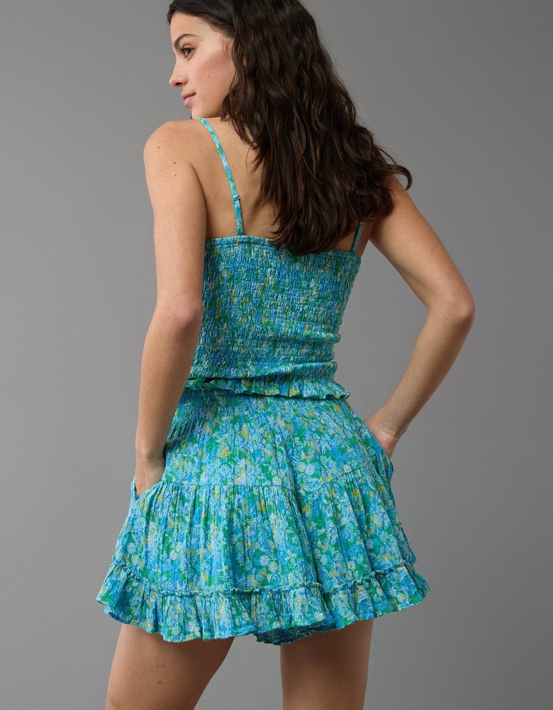 AE Tiered Ruffle Bloomer Short 7678398038076