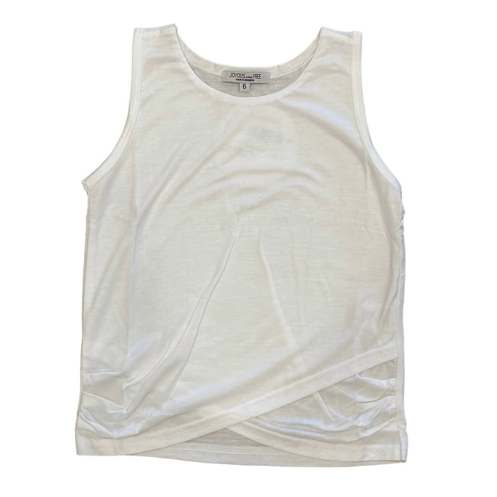 Girl’s Britanny Tank Top In White 7766664544316