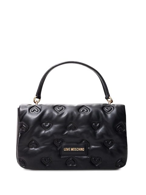 Love Moschino Embossed Hand Bag with Women’s Logo