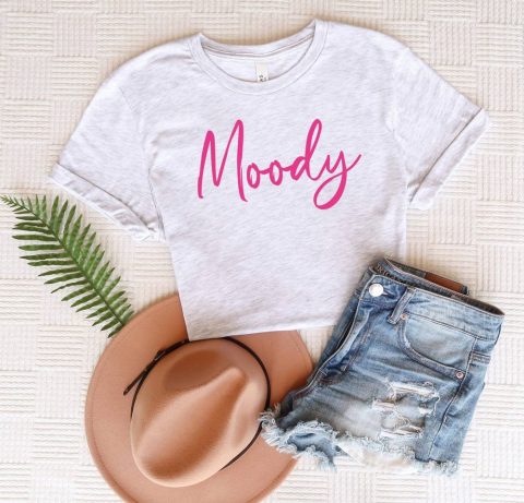 Moody Color Changing Tee In Grey 7766669262908