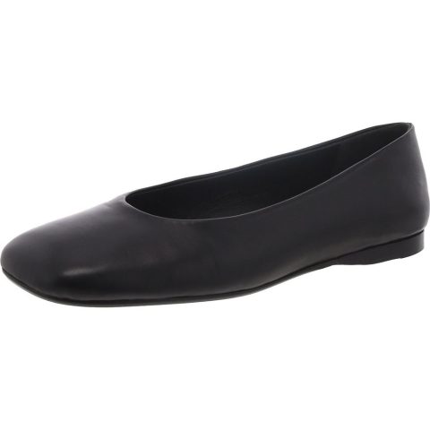 Leah Solid Square Toe Loafers
