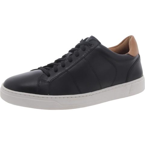 Lucas Leather Lace-Up Casual And Fashion Sneakers