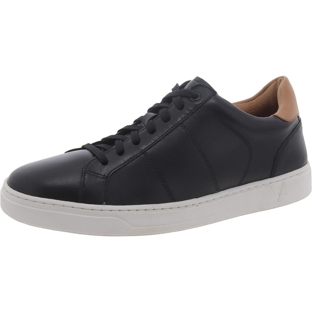 Lucas Leather Lace-Up Casual And Fashion Sneakers