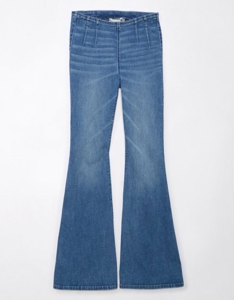 AE Luxe Pull-On High-Waisted Festival Flare Jean 7678399610940