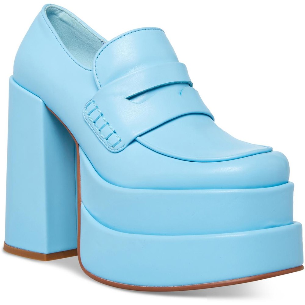 Catelyn Faux Leather Platform Heels