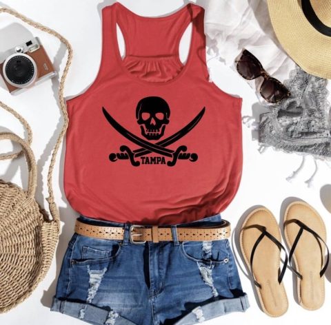 Tampa Tank Top In Red 7766671851580