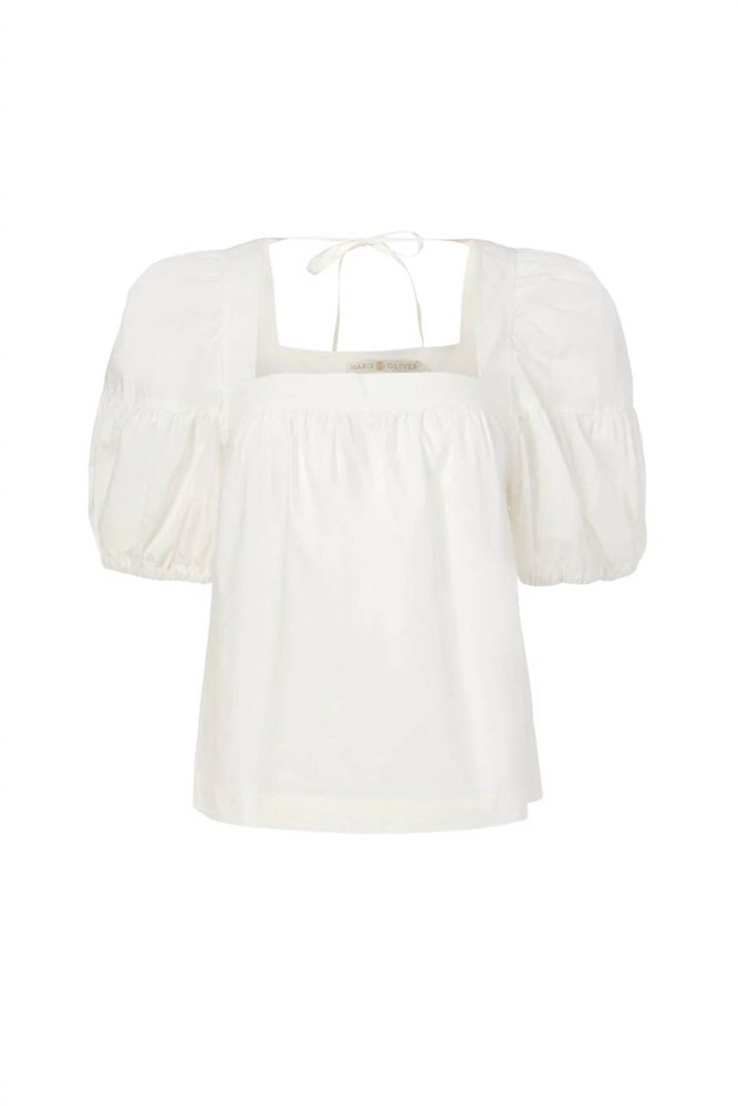 Marie Oliver Vai Top In White