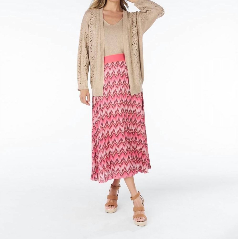 Plisse Skirt In Multi 7766678831164