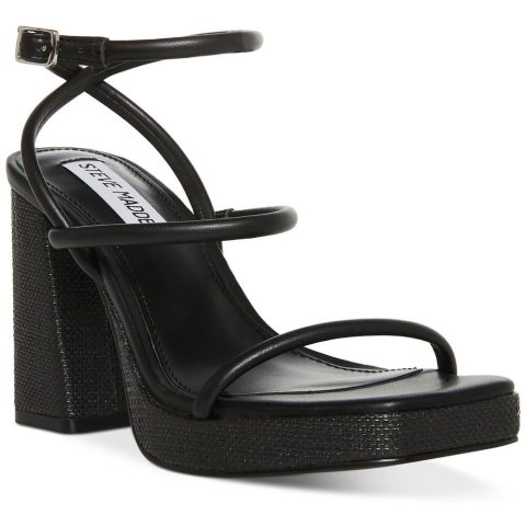 Pennie Faux Leather Platform Slingback Sandals