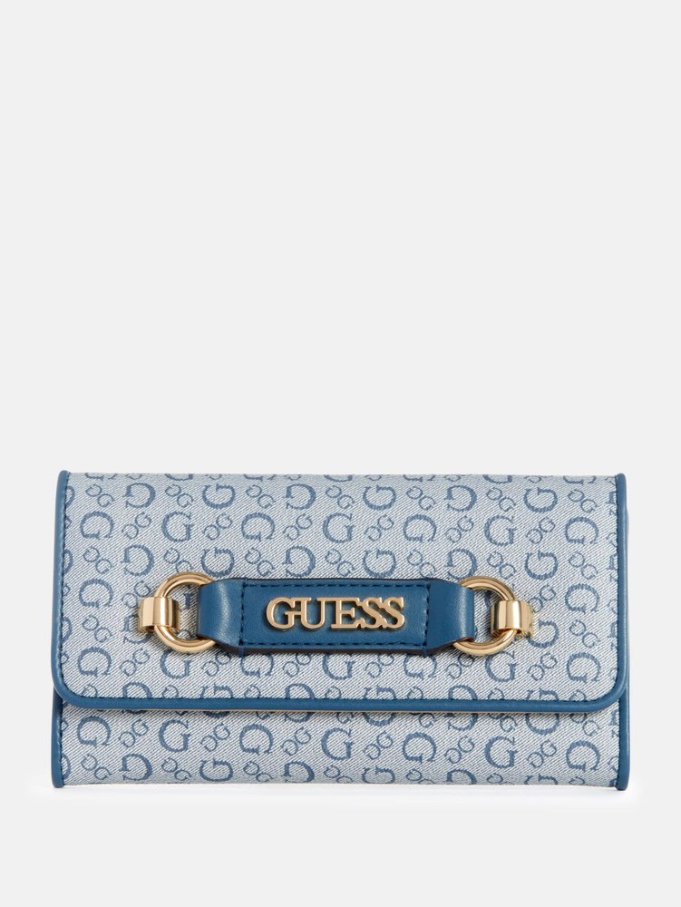 Lorlie Logo Slim Clutch Wallet