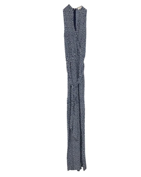Tory Burch Nautical Dot Jumpsuit in Blue Silk 7766681124924