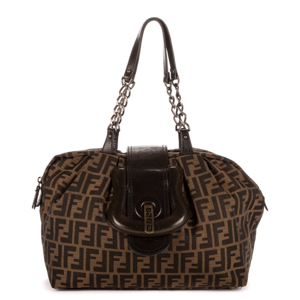 Vintage B Buckle Dome Chain Tote 7827906691132