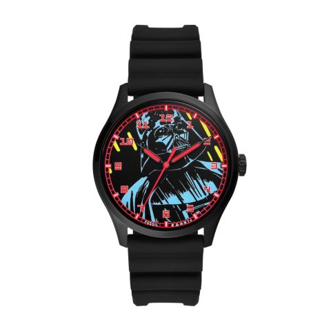 Fossil Unisex Special Edition Star Wars Darth Vader Three-Hand, Black Stainless Steel Watch