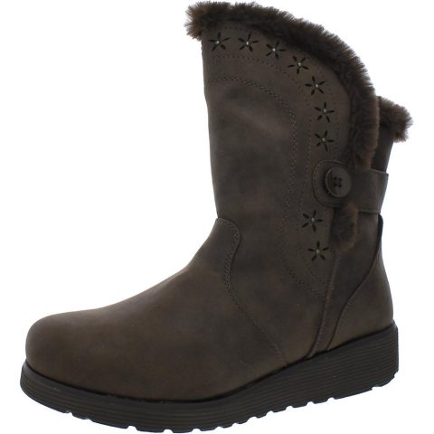 Keepsakes 2.0 – On My Team Faux Suede Ankle Winter & Snow Boots