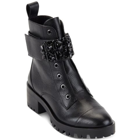 Pippa Pebbled Leather Ankle Boots